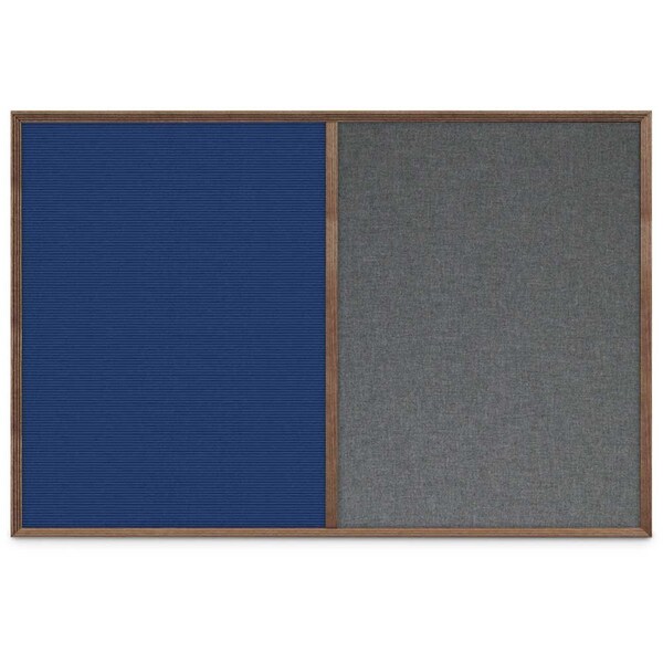 Slim Style Indoor Enclosed Corkboard, 24
